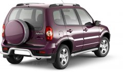 Защита заднего бампера 51мм Волна (НПС) Chevrolet NIVA с 2009 PT Group