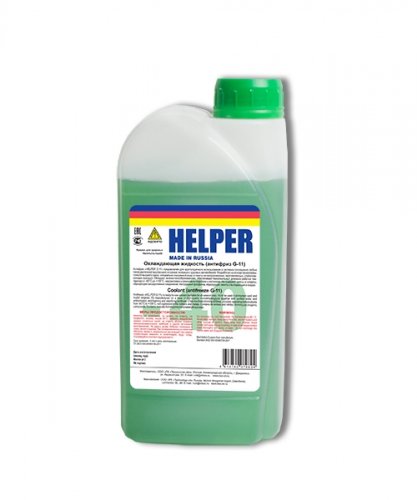 Антифриз Helper G11 зеленый 1л