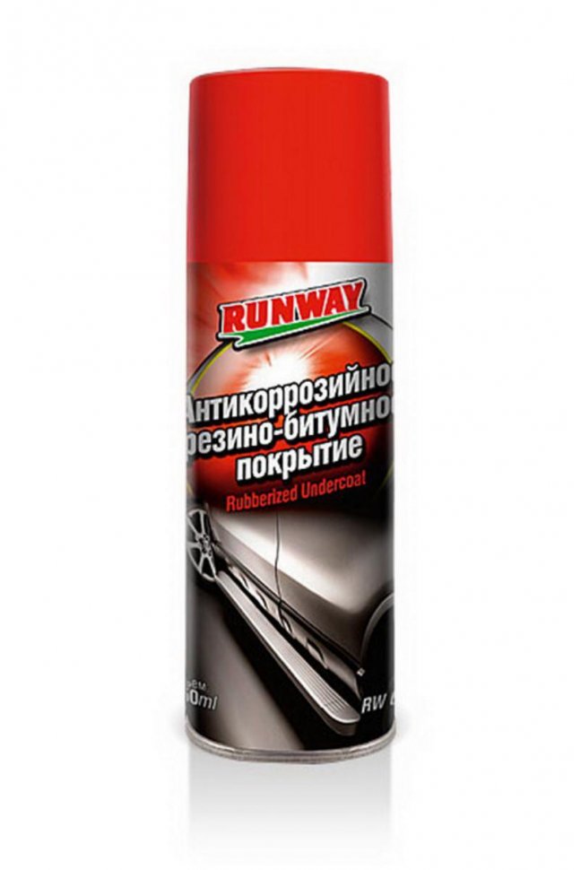 Антикоррозийное резино-битумное покрытие Runway RW6090 450мл