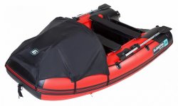 Надувная лодка GLADIATOR E330 Pro красно-черный