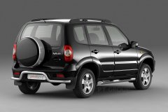 Защита заднего бампера Волна 63мм (НПС) Chevrolet NIVA с 2009 PT Group