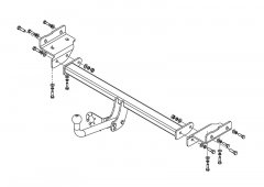 Фаркоп Hyundai ix35 2010-15, Kia Sportage 2010-15 AvtoS HY 22